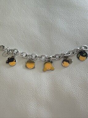Vintage Y2K Harajuku Lovers Gwen Stefani 5-Doll Charm Bracelet - RARE